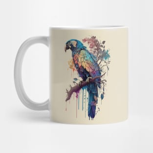 Blue Parrot Mug